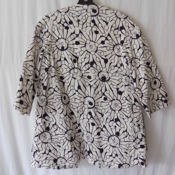 NWT Mimisol Girls 10 Cotton Mix Print Jacket with Straw PomPoms - Picture 2 of 15